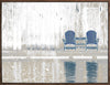 Acrylic Blue Chairs - 32" x 42" 