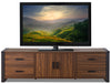 Ashton 70" TV Stand - Contemporary style TV Stand in Dark Brown Wood