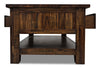 Casey Coffee Table - Industrial, Rustic style Coffee Table in Brown Acacia