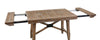 Cedar 5pc Dining Set with Table & 4 Chairs, Pine Wood, Trestle-Base, 72.07"W - Brown | Ensemble de salle à manger Cedar 5 pièces en pin avec table de 72,07 po (L) avec base à tréteaux et 4 chaises - brun