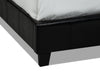 Chase Twin Bed – Brown - Contemporary style Bed in Brown Pine Solids and Faux Leather