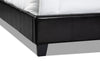 Chase Brown Full Bed - Contemporary style Bed in Brown Faux Leather