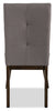 Chelsea Fabric Dining Chair – Brown