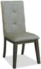Chelsea Fabric Dining Chair - Grey Brown