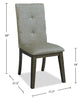 Chelsea Fabric Dining Chair - Grey Brown