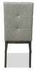 Chelsea Fabric Dining Chair - Grey Brown