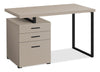 Clayton Reversible Desk - Taupe 