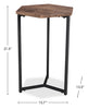 Cleo Chairside Table - Brown   