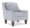 Made in Canada Sofa Lab Customizable Club 29\" Fabric Accent Chair with Wood Legs - Cadet Multicolour