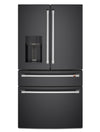 Cafe 36\" 27.8 Cu. Ft. French-Door Refrigerator - Matte Black - CVE28DP3ND1