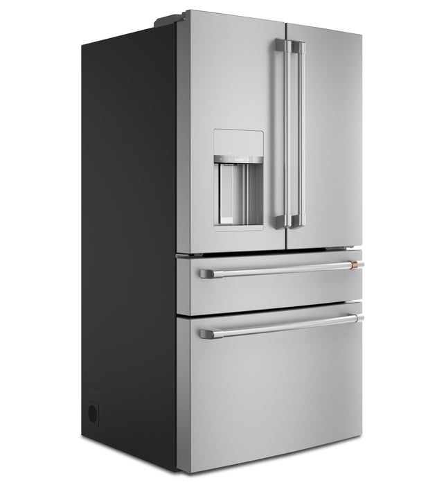 Cafe 36\" 27.8 Cu. Ft. French-Door Refrigerator - Stainless - CVE28DP2NS1