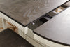 Dena Counter-Height Dining Table - White and Grey 