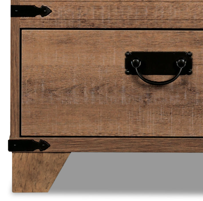 Driftwood 2-Drawer Nightstand for Kids, 21\"W - Brown