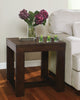 Watson End Table - Contemporary style End Table in Dark Brown Wood