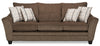 Febe Chenille Full-Size Condo Sofa Bed - Brown 