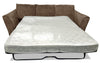 Febe Chenille Queen-Size Sofa Bed - Brown 