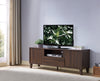Finn 60" TV Stand - Modern style TV Stand in Dark Walnut Particleboard, Medium Density Fibreboard (MDF)
