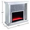 Flint Glam Fireplace  