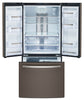 GE Profile 24.5 Cu. Ft. French-Door Refrigerator with Space-saving Icemaker – PNE25NMLKES - Refrigerator with Exterior Water/Ice Dispenser in Slate