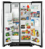 Amana 21 Cu. Ft. Side-By-Side Refrigerator with Dual Pad External Ice and Water Dispenser – ASI2175G - Refrigerator with Exterior Water/Ice Dispenser in Stainless Steel