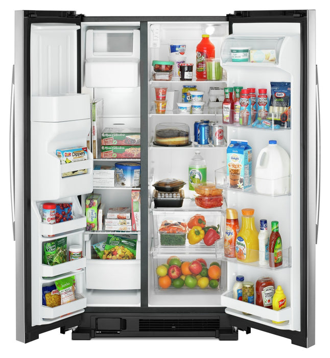 Amana 33\" 21 Cu. Ft. Side-by-Side Refrigerator - Stainless Steel - ASI2175GRS