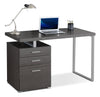 Rimini 48" Computer Office Desk with 3-Drawers - Grey|Bureau d’ordinateur Rimini de 48 po à 3 tiroirs - gris