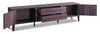 Gabe 84” TV Stand  - Contemporary style TV Stand in Walnut brown Medium Density Fibreboard (MDF)