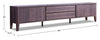 Gabe 84” TV Stand  - Contemporary style TV Stand in Walnut brown Medium Density Fibreboard (MDF)