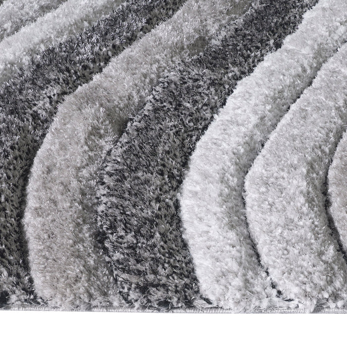 Gray Shade Area Rug - 5' x 7'6\"