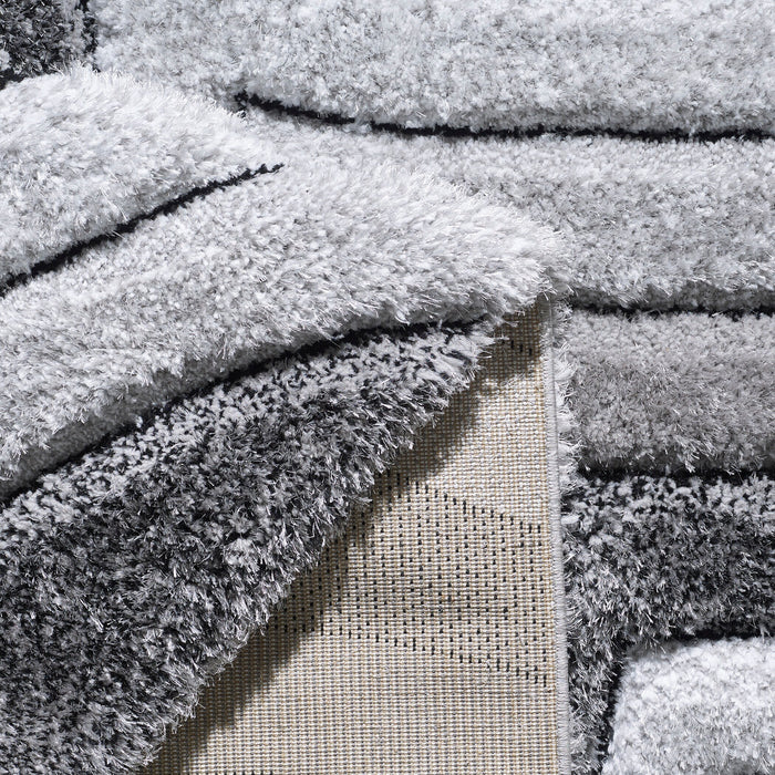 Gray Shade Area Rug - 5' x 7'6\"