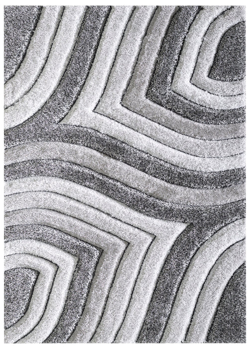 Gray Shade Area Rug - 5' x 7'6\"