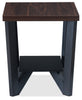 Arika 3-Piece Coffee and Two End Tables Package – Black - Contemporary style Occasional Table Package in Brown Wood