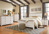 Willowton Chest - Country style Chest in White Engineered Wood and Laminate Veneers