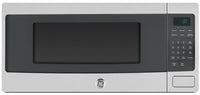 Profile 1.1 Cu. Ft. Countertop Microwave with Touch Control and Digital Display - Stainless - PEM10S…