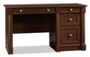 Palladia 53.15\" Computer Office Desk with 3-Drawers - Select Cherry
