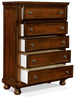 Chelsea Chest - Traditional style Chest in Cherry Pine Solids and Cherry Veneers