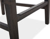 Quinn Counter-Height Stool – Grey - Contemporary style Bar Stool in Grey Rubberwood and Bonded Leather