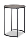 Jacki 18.25\" Chairside Table - Grey Stone-Look