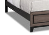 Kate Queen Bed - Grey