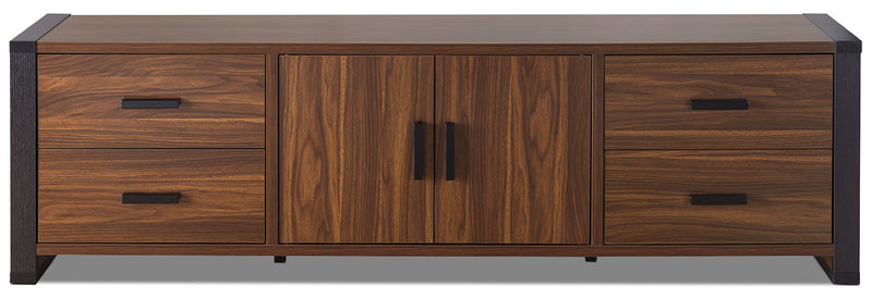 Ashton 70\" Modern TV Stand with Storage and Cable Management for TVs up to 80\"- Dark Walnut and Espresso