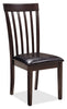 Hammis 5-Piece Dining Package - Contemporary style Dining Room Set in Dark Brown Birch Solids and Veneers