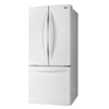 LG 21.8 Cu. Ft. 3-Door French Door Refrigerator - LRFNS2200W - Refrigerator in White