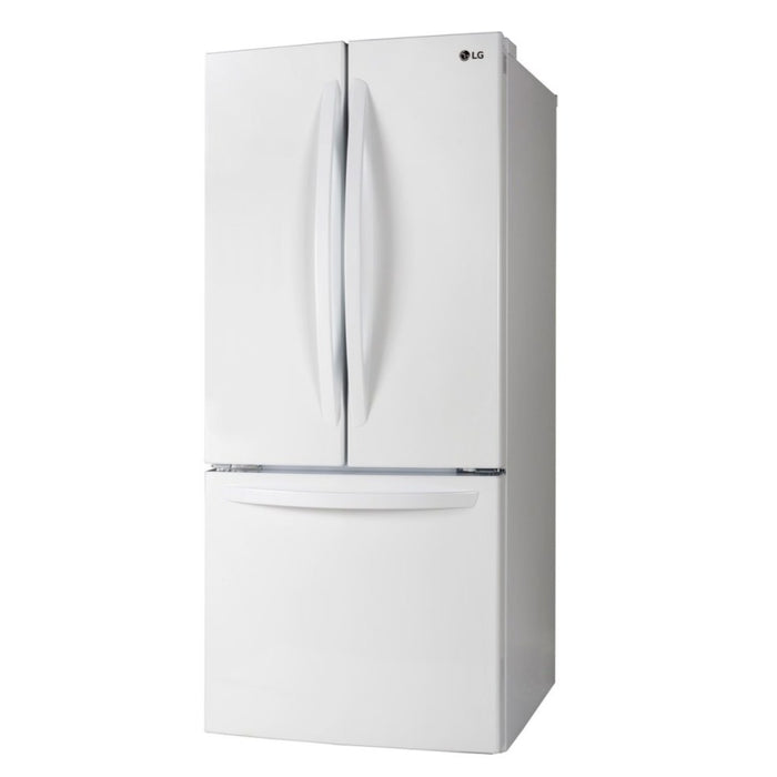 LG 30\" 22 Cu. Ft. French-Door Refrigerator - White - LRFNS2200W
