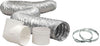 Dundas Jafine ProFlex™ Dryer-to-Duct Connector Kit and 4" Metal Worm Gear Clamps Package