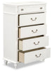 Livy Chest - Traditional, Glam style Chest in White Pine