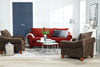 Kaitlyn Brushed Steel Floor Lamp