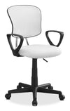 Mika 21\" Office Chair – White & Black
