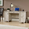 Edge Water Computer Desk – Chalked Chestnut - Contemporary style Desk in White Wood