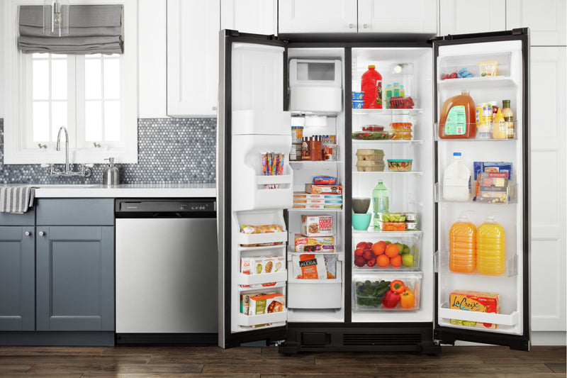 Amana 33\" 21 Cu. Ft. Side-by-Side Refrigerator - Stainless Steel - ASI2175GRS