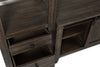 Madison Barn-Door 4-Piece Entertainment Centre with 60" TV Opening - Brown